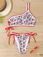 One-Shoulder Triangle Bikini Delight