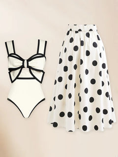 Twirl & Shine Bow and Skirt Set