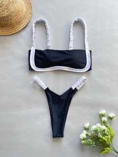 Beach Bliss Tube Top Swim Delight