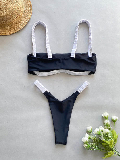 Beach Bliss Tube Top Swim Delight