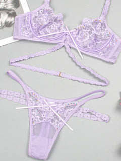 Juliet's Blossom Lace Lingerie Set