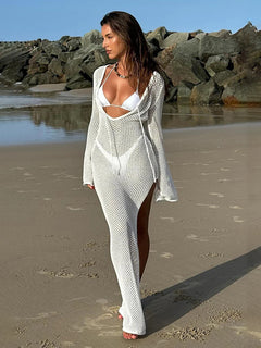 Beachside Knitted Dress for Sunny Days