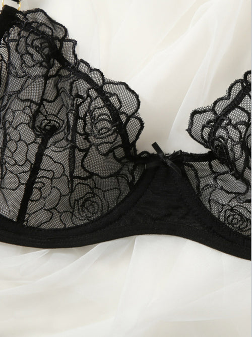 Scarlet Desire Lace Bra Set