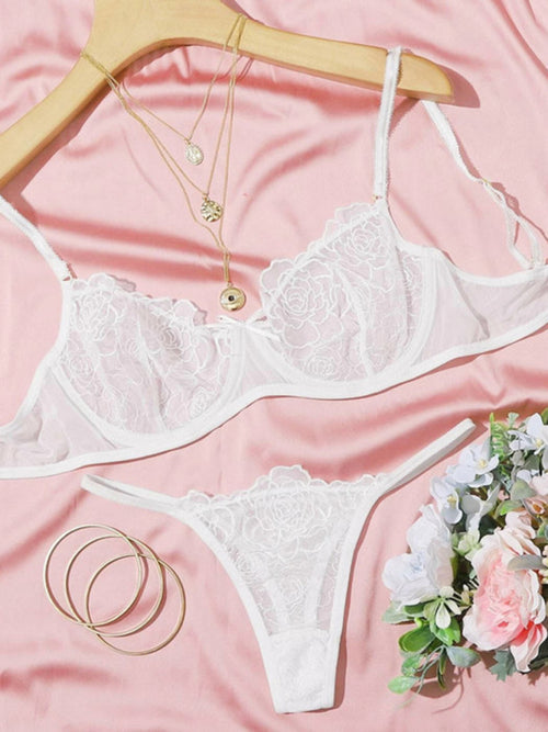 Scarlet Desire Lace Bra Set