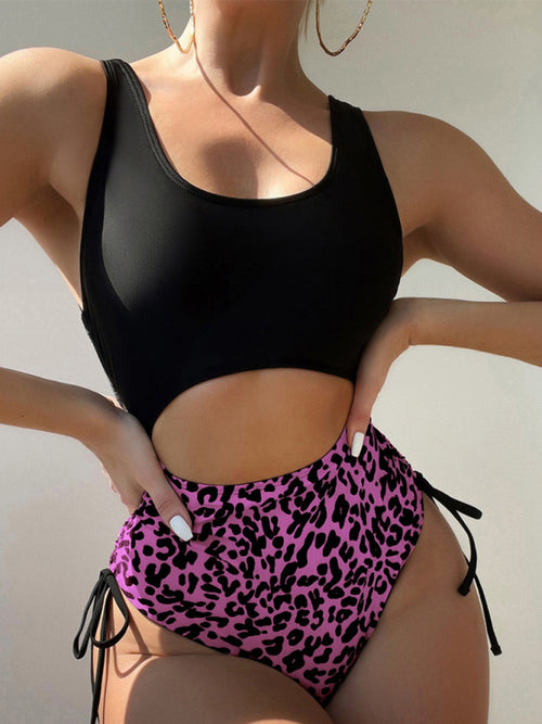 Wild Style U-Shaped Strappy Swimsuit