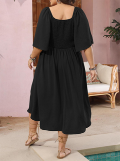 Graceful Curves Bow Dress