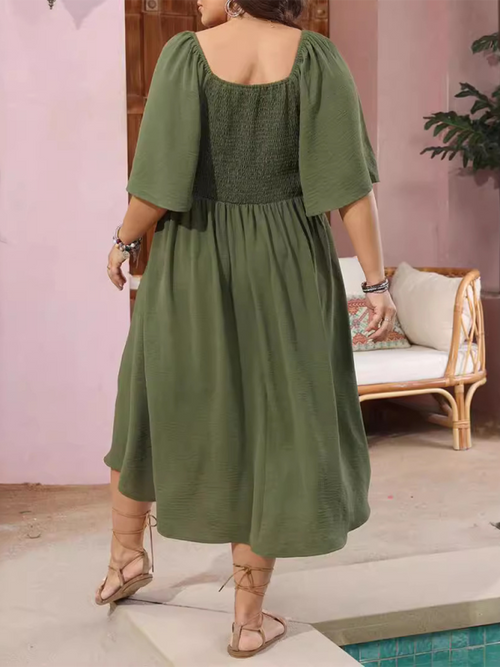 Graceful Curves Bow Dress