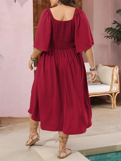 Graceful Curves Bow Dress