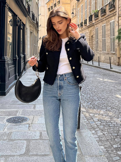 N.O.W. Graceful Silhouette Button Top