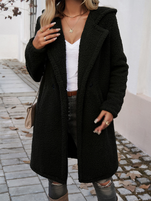 N.O.W. Timeless Plush Coat for Autumn