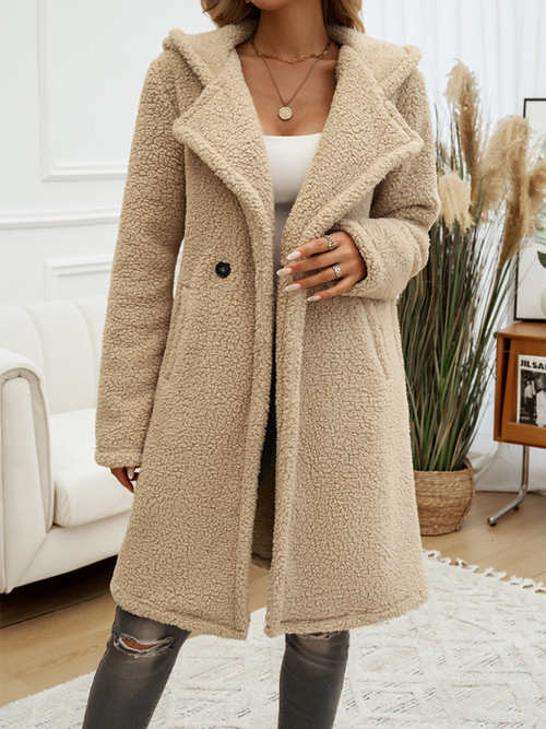 N.O.W. Timeless Plush Coat for Autumn