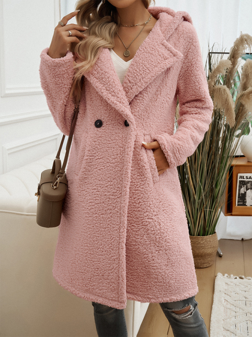 N.O.W. Timeless Plush Coat for Autumn