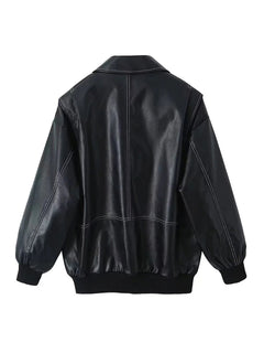 N.O.W. Vintage Charm Leather Jacket