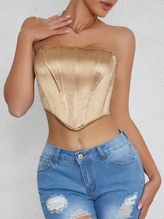 Serena's Radiant Corset Tank Top