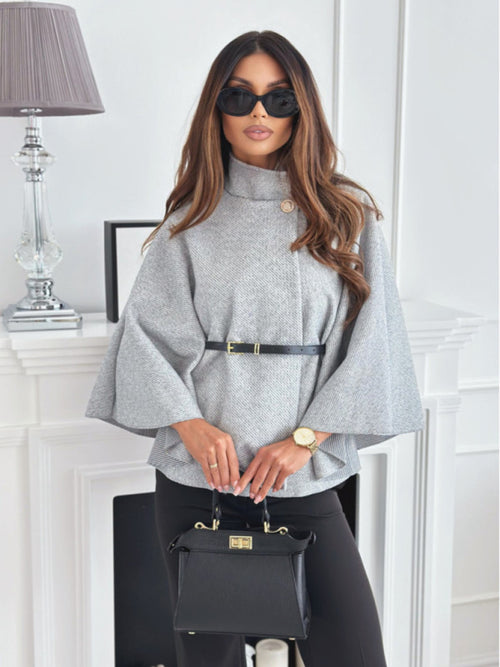 N.O.W. Timeless Woolen Cape for Autumn