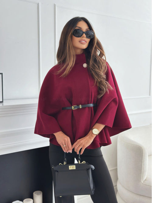 N.O.W. Timeless Woolen Cape for Autumn