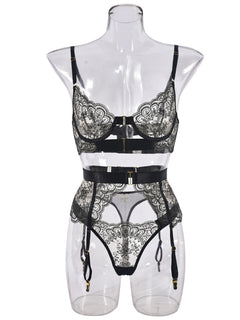 Seductive Scarlett Lace Ensemble