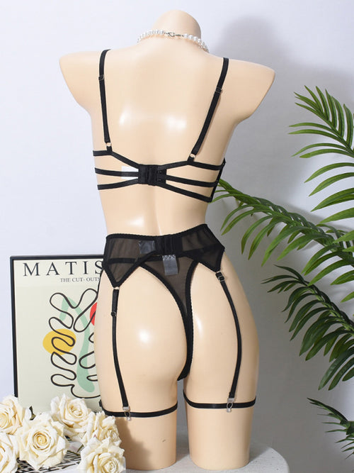 Charming Heart Diamond Lingerie Set