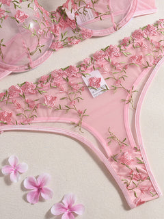 Enchanted Bloom Lingerie Set