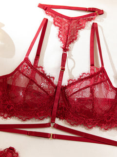 Enchanting Lace Fishbone Garter