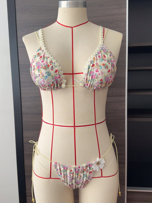 Flirty Floral Two-Piece Swim Set