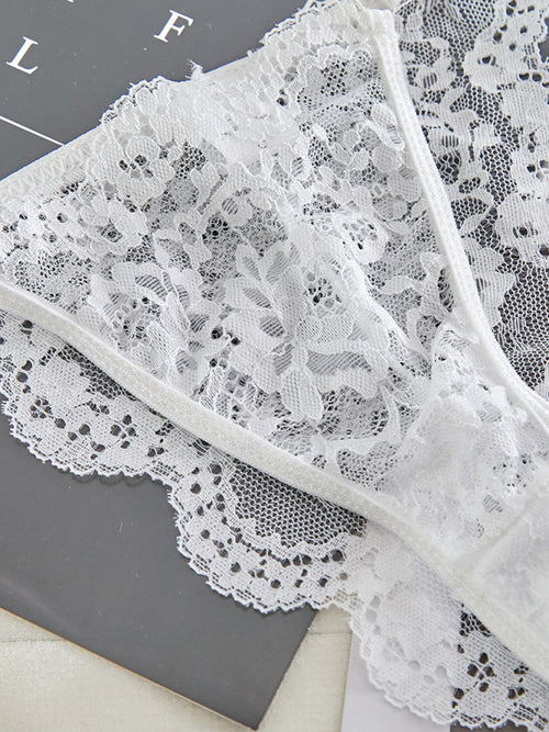 Seductive Sheer Lace Lingerie Set