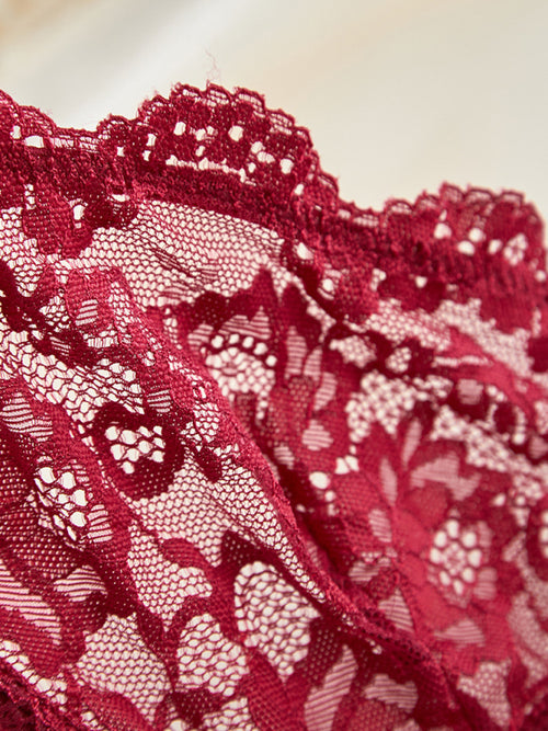 Seductive Sheer Lace Lingerie Set
