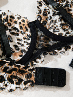 Leopard Print Desire Lace Set