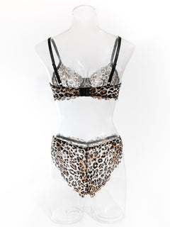 Leopard Print Desire Lace Set