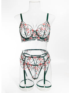 Lace Whisper Midnight Enchantment Set