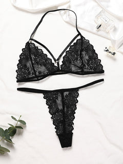 Lace Embrace: Julia's Midnight Set