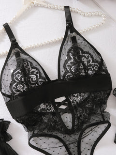 Sophia's Blossoming Midnight Romance Jumpsuit