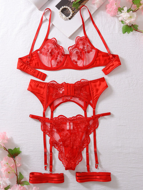 Scarlet Desire Lace Lingerie Set