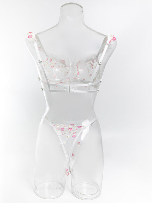 Juliet's Scarlet Lace Dream Set
