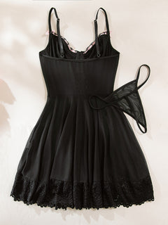 Nina's Rose Whisper Lace Dream Set