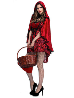 Enchanting Gothic Red Riding Hood Costume