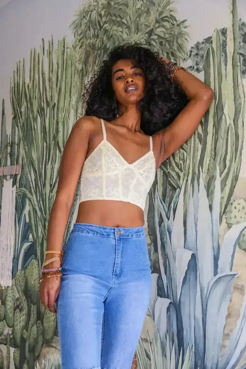 Lace Longline Corset Bralette